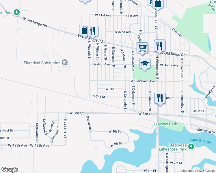 map of restaurants, bars, coffee shops, grocery stores, and more near 2 North Cavender Street in Hobart