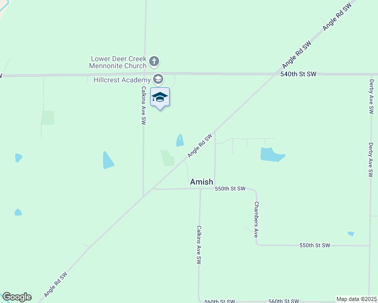 map of restaurants, bars, coffee shops, grocery stores, and more near in Amish