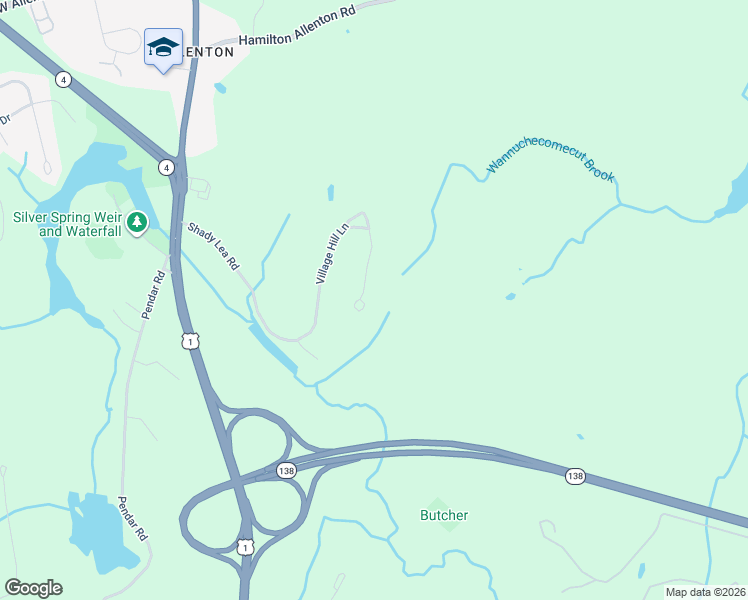 map of restaurants, bars, coffee shops, grocery stores, and more near 84 Country Hill Lane in North Kingstown