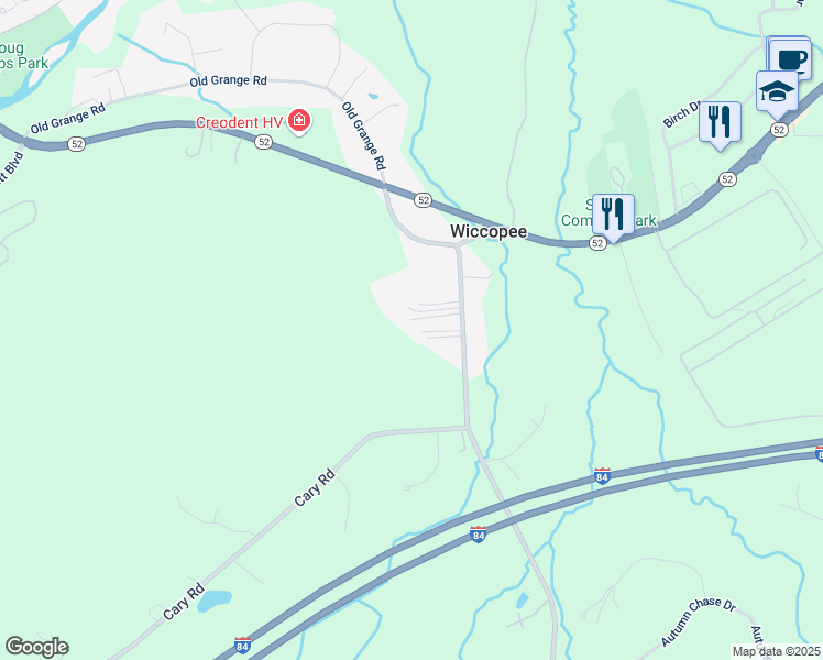 map of restaurants, bars, coffee shops, grocery stores, and more near 45 Fishkill Hook Road in Hopewell Junction