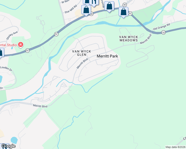 map of restaurants, bars, coffee shops, grocery stores, and more near 795 Huntington Drive in Fishkill