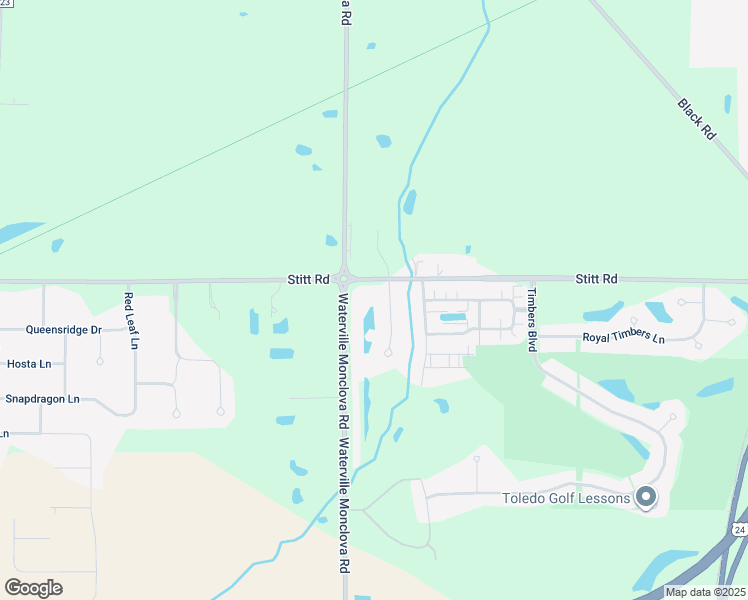map of restaurants, bars, coffee shops, grocery stores, and more near 5712 Crossroads Court in Waterville