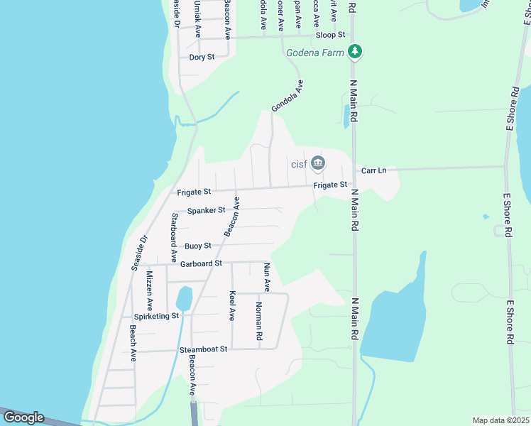 map of restaurants, bars, coffee shops, grocery stores, and more near 12 Spanker Street in Jamestown