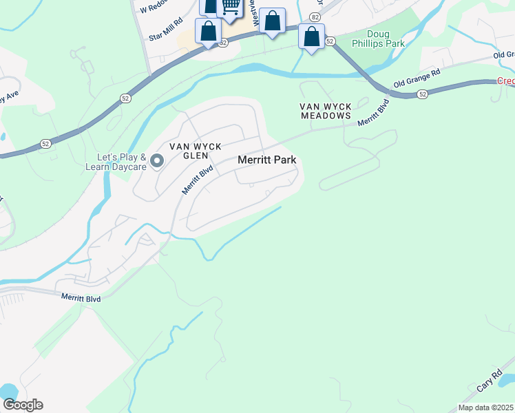 map of restaurants, bars, coffee shops, grocery stores, and more near 848 Huntington Drive in Fishkill
