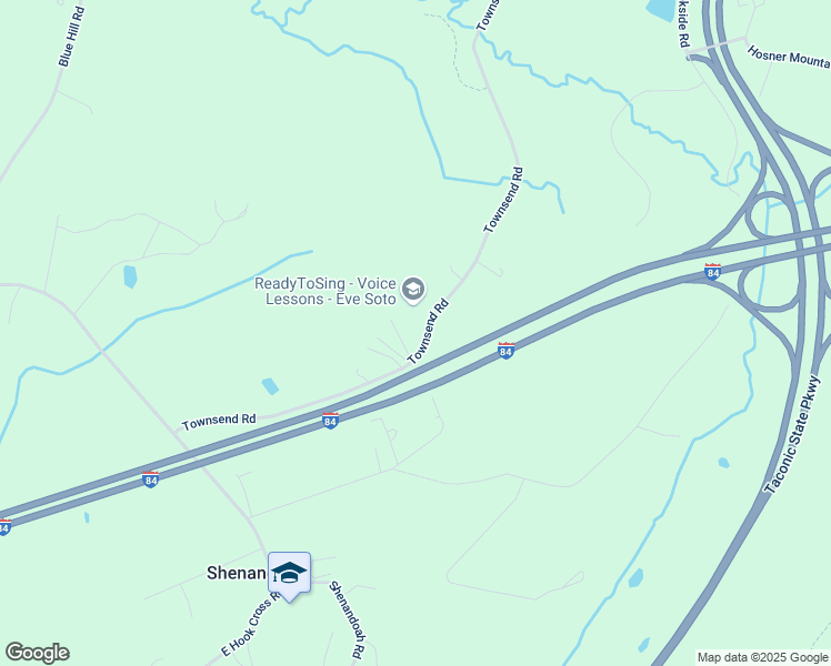 map of restaurants, bars, coffee shops, grocery stores, and more near 126 Townsend Rd in Hopewell Junction