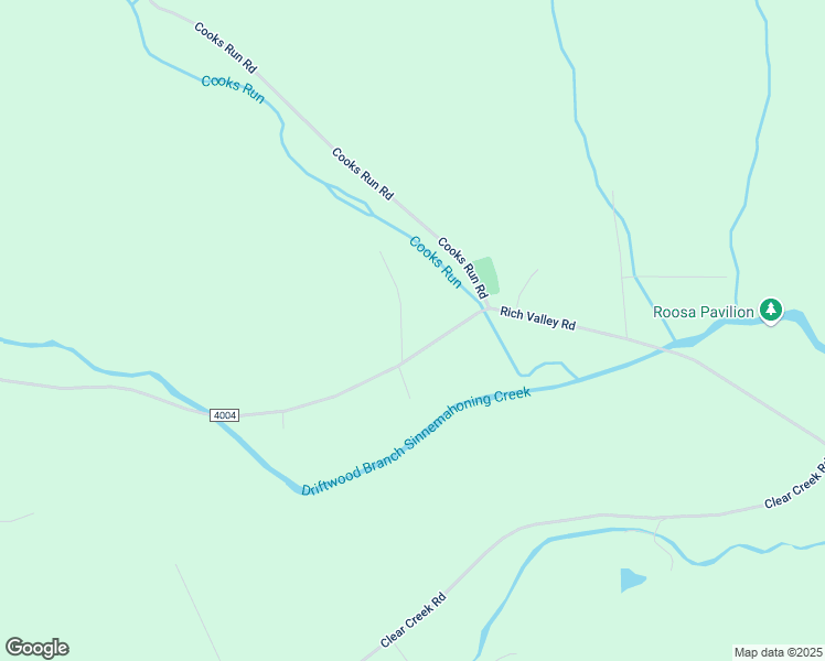 map of restaurants, bars, coffee shops, grocery stores, and more near Rich Valley Road in Emporium