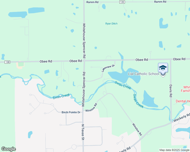 map of restaurants, bars, coffee shops, grocery stores, and more near 10952 Lakeview Drive in Whitehouse