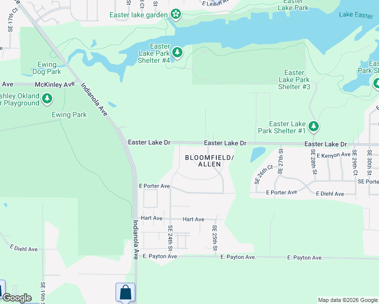 map of restaurants, bars, coffee shops, grocery stores, and more near 5308 Saint Andrews Circle in Des Moines
