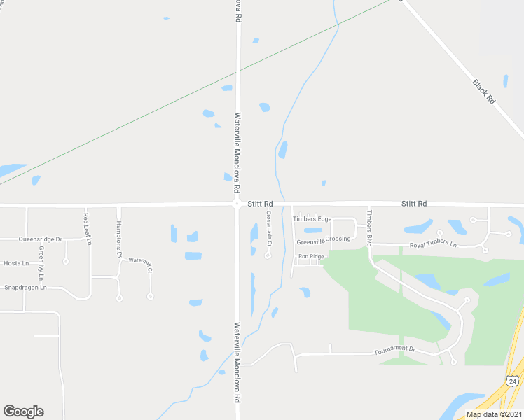 map of restaurants, bars, coffee shops, grocery stores, and more near 5712 Crossroads Ct in Waterville