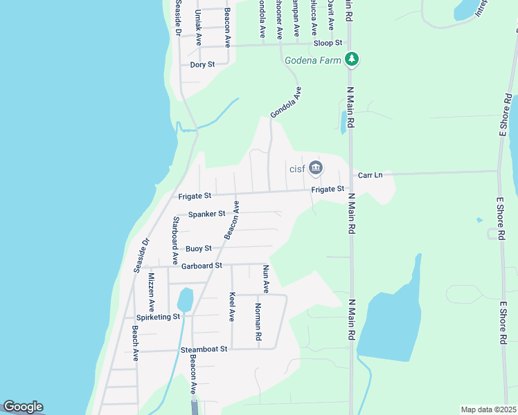 map of restaurants, bars, coffee shops, grocery stores, and more near 12 Spanker Street in Jamestown