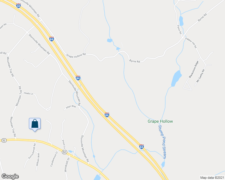 map of restaurants, bars, coffee shops, grocery stores, and more near 545 Grape Hollow Road in Holmes