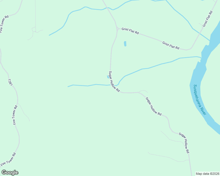 map of restaurants, bars, coffee shops, grocery stores, and more near 1021 Sugar Hollow Road in Tunkhannock