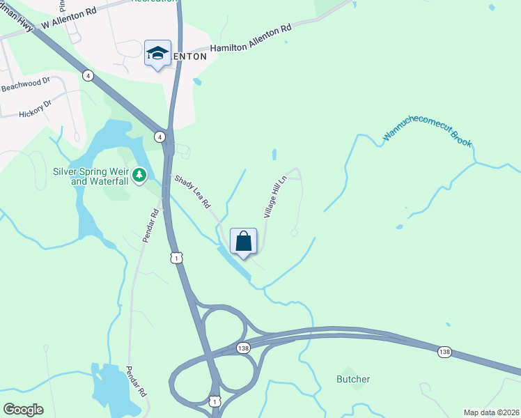 map of restaurants, bars, coffee shops, grocery stores, and more near 78 Village Hill Lane in North Kingstown