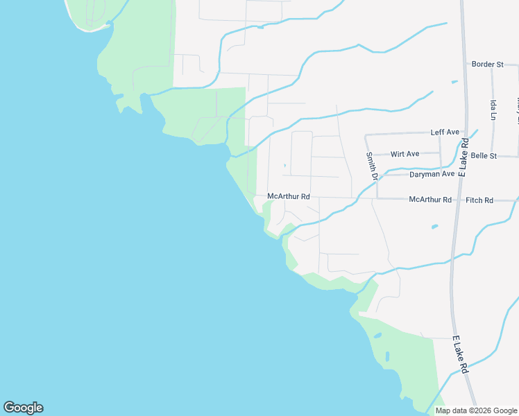map of restaurants, bars, coffee shops, grocery stores, and more near 56926 McArthur Road in Jamestown