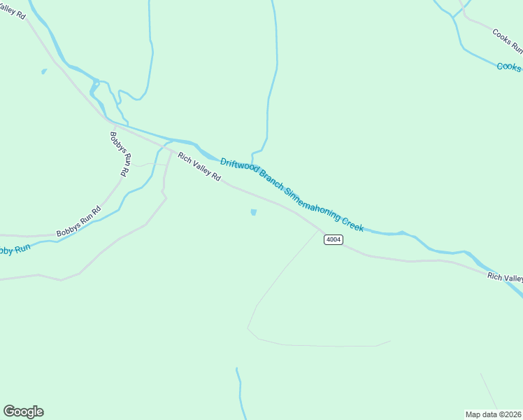 map of restaurants, bars, coffee shops, grocery stores, and more near 4277 Rich Valley Road in Emporium