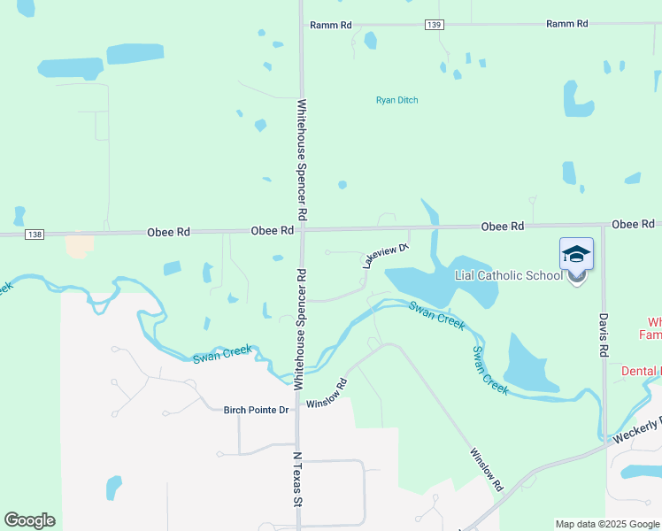 map of restaurants, bars, coffee shops, grocery stores, and more near 10952 Lakeview Drive in Whitehouse