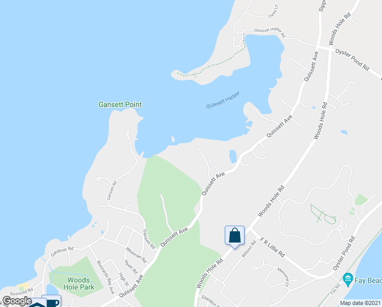 map of restaurants, bars, coffee shops, grocery stores, and more near 210 Quissett Avenue in Falmouth