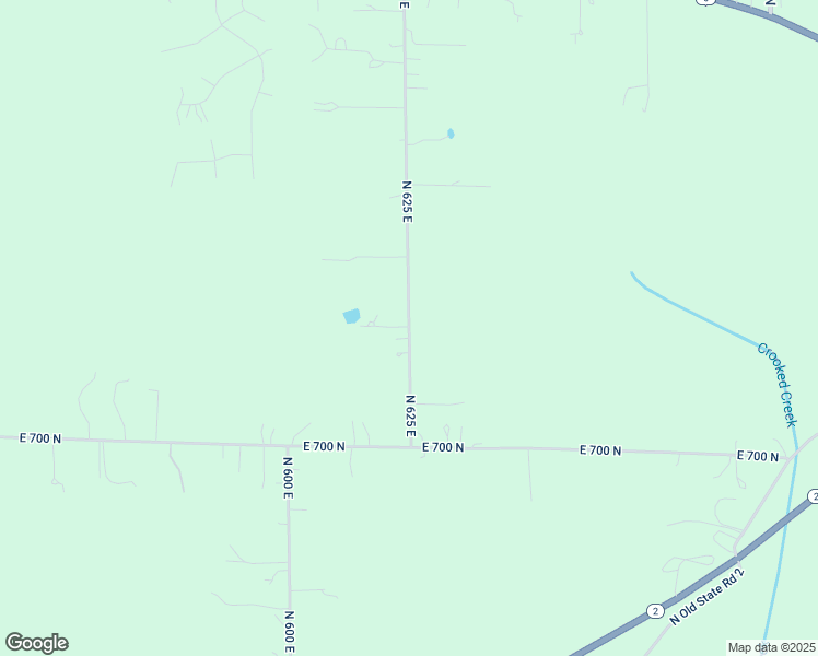 map of restaurants, bars, coffee shops, grocery stores, and more near 718 North 625 East in Westville