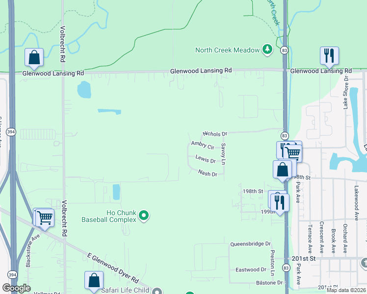 map of restaurants, bars, coffee shops, grocery stores, and more near 2029 Ambry Circle in Lynwood