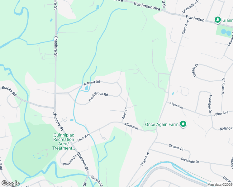 map of restaurants, bars, coffee shops, grocery stores, and more near 68 Trout Brook Road in Cheshire