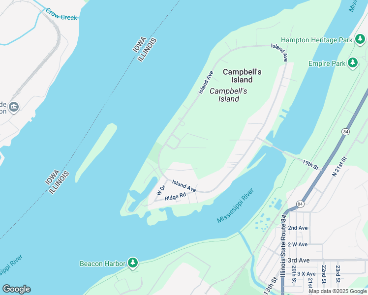 map of restaurants, bars, coffee shops, grocery stores, and more near 424 State Street in East Moline