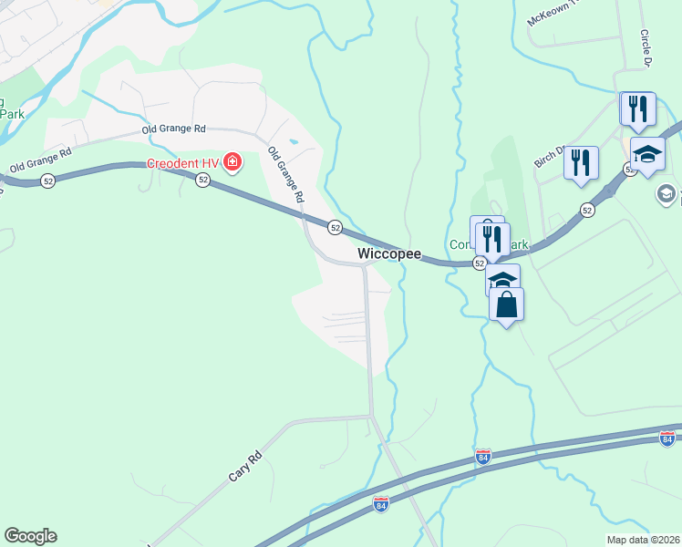 map of restaurants, bars, coffee shops, grocery stores, and more near 27 Fishkill Hook Road in Hopewell Junction