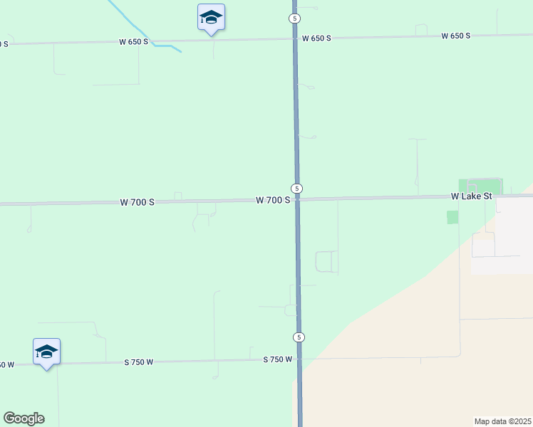 map of restaurants, bars, coffee shops, grocery stores, and more near 8100 West 700 South in Topeka