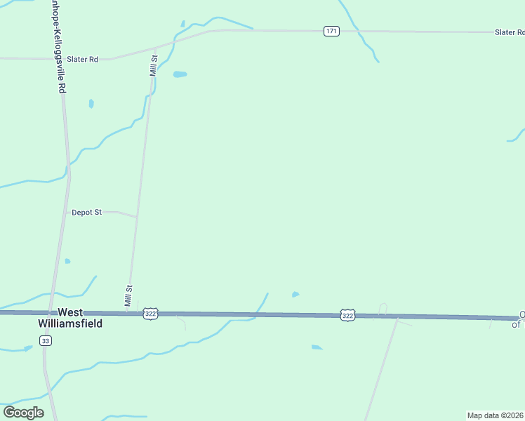 map of restaurants, bars, coffee shops, grocery stores, and more near in Williamsfield
