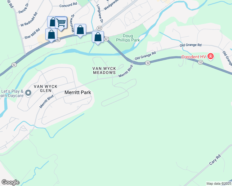 map of restaurants, bars, coffee shops, grocery stores, and more near 2010 Bennington Drive in Fishkill