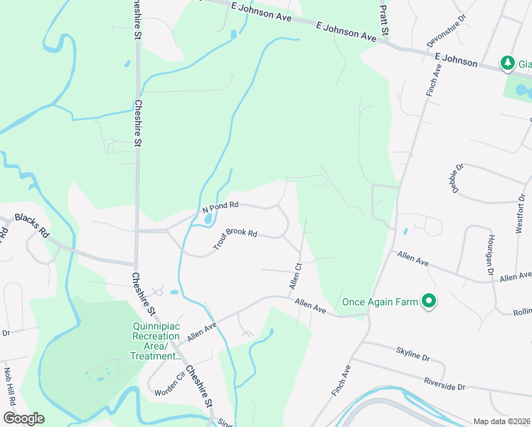 map of restaurants, bars, coffee shops, grocery stores, and more near 68 Trout Brook Road in Cheshire