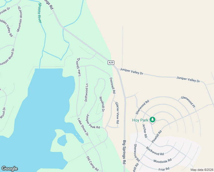 map of restaurants, bars, coffee shops, grocery stores, and more near 14925 Windmill Drive in Weed