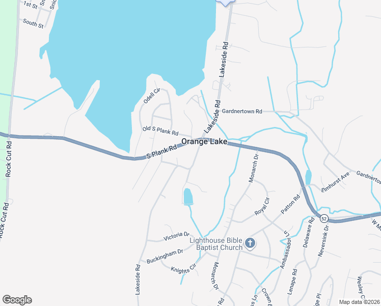 map of restaurants, bars, coffee shops, grocery stores, and more near 438 North Plank Road in Newburgh