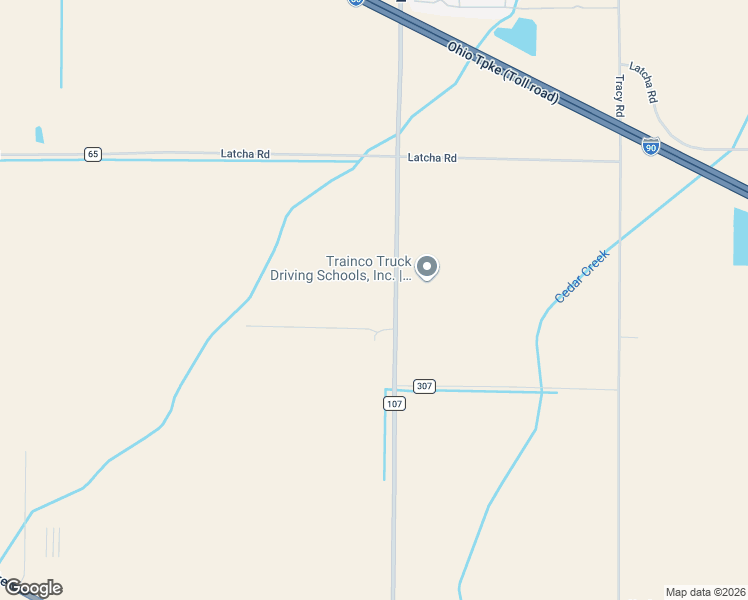 map of restaurants, bars, coffee shops, grocery stores, and more near 26501-26999 County Road 107 in Perrysburg