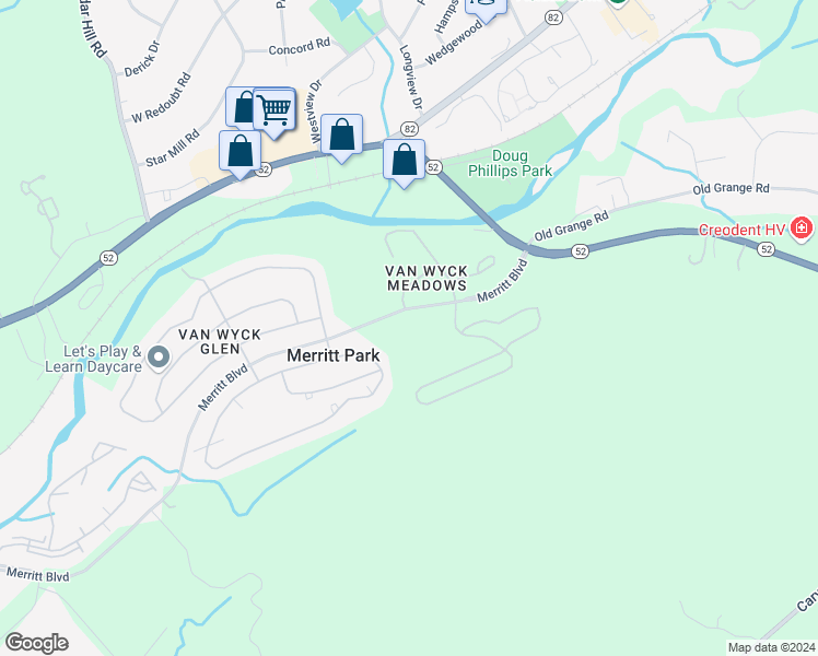 map of restaurants, bars, coffee shops, grocery stores, and more near 618 Saratoga Lane in Fishkill