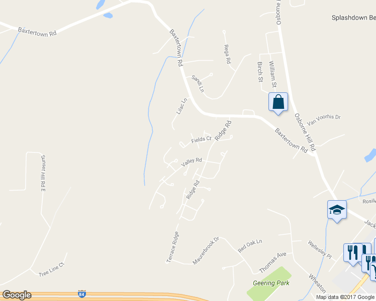 map of restaurants, bars, coffee shops, grocery stores, and more near 10 Field Court in Fishkill