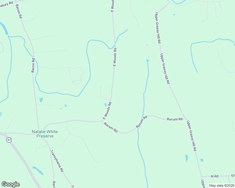 map of restaurants, bars, coffee shops, grocery stores, and more near 22 East Woods Road in Roxbury