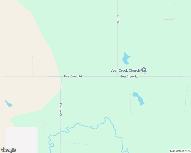 map of restaurants, bars, coffee shops, grocery stores, and more near 1581 Bear Creek Road in Earlham