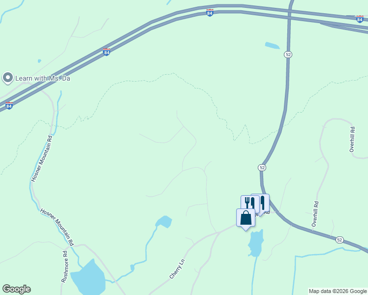 map of restaurants, bars, coffee shops, grocery stores, and more near 15 Kim Lane in Stormville