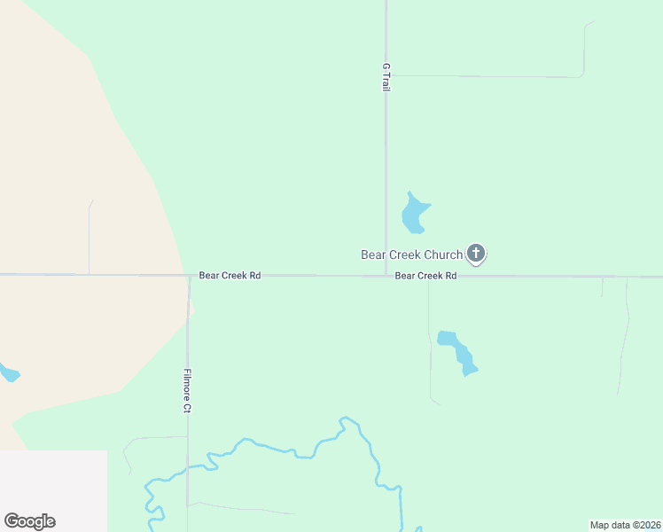 map of restaurants, bars, coffee shops, grocery stores, and more near 1581-1599 Bear Creek Road in Earlham