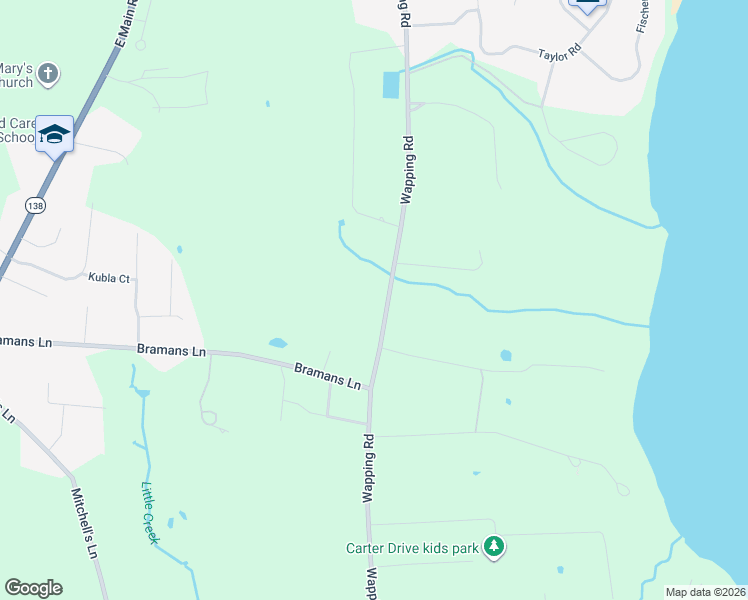 map of restaurants, bars, coffee shops, grocery stores, and more near 435 Wapping Road in Portsmouth