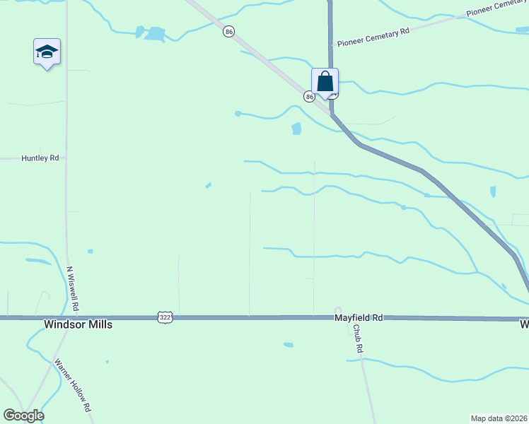 map of restaurants, bars, coffee shops, grocery stores, and more near 7694 Rockwood Road in Windsor