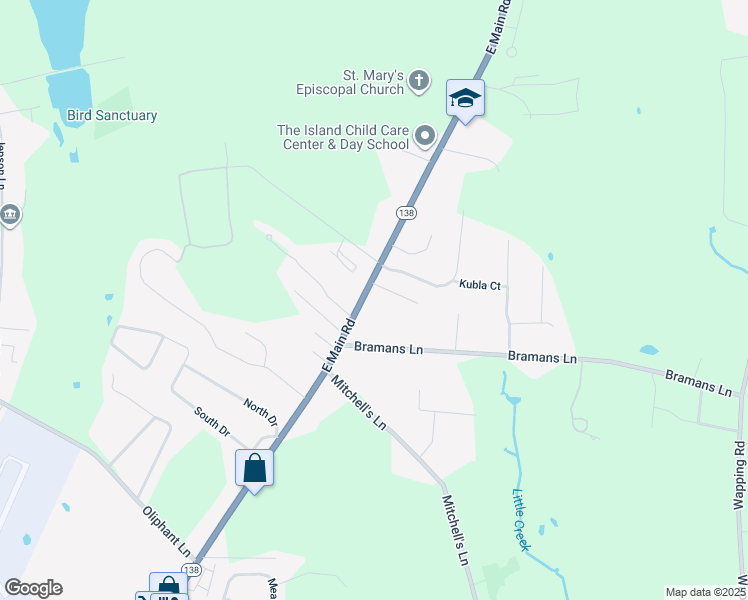 map of restaurants, bars, coffee shops, grocery stores, and more near 6 Randall Lane in Portsmouth