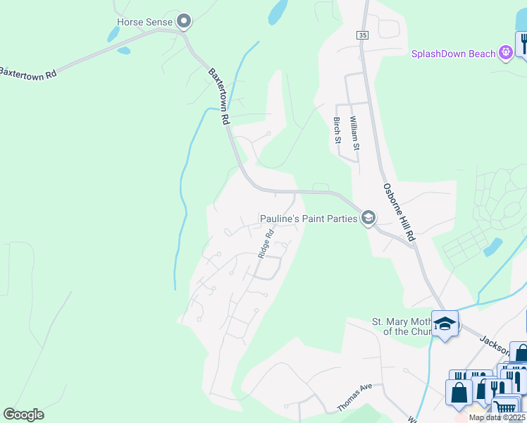 map of restaurants, bars, coffee shops, grocery stores, and more near 2 Locust Court in Fishkill
