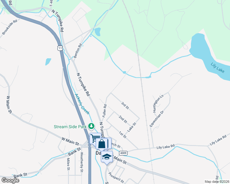map of restaurants, bars, coffee shops, grocery stores, and more near 226 3rd Street in Dalton