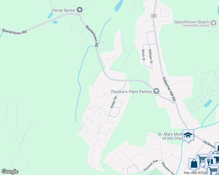 map of restaurants, bars, coffee shops, grocery stores, and more near 3 Locust Court in Fishkill