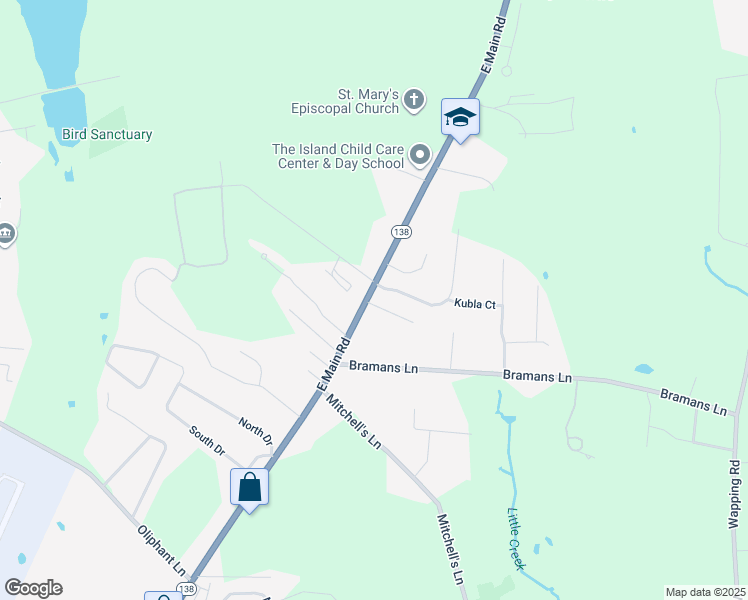 map of restaurants, bars, coffee shops, grocery stores, and more near 6 Randall Lane in Portsmouth