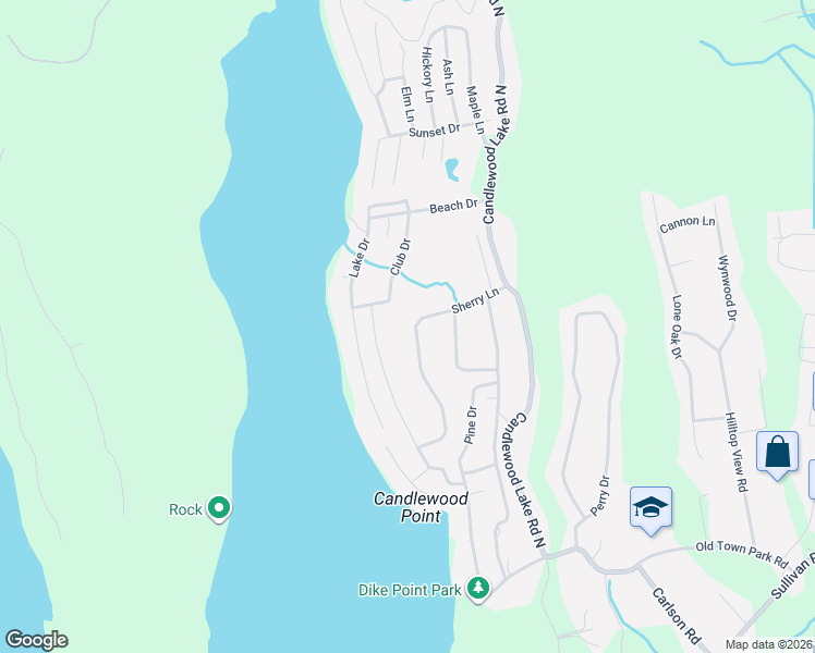 map of restaurants, bars, coffee shops, grocery stores, and more near 37 Sherry Lane in New Milford