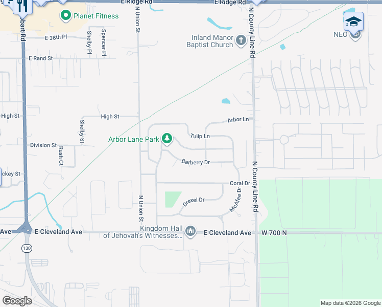 map of restaurants, bars, coffee shops, grocery stores, and more near 2753 Cypress Lane in Hobart