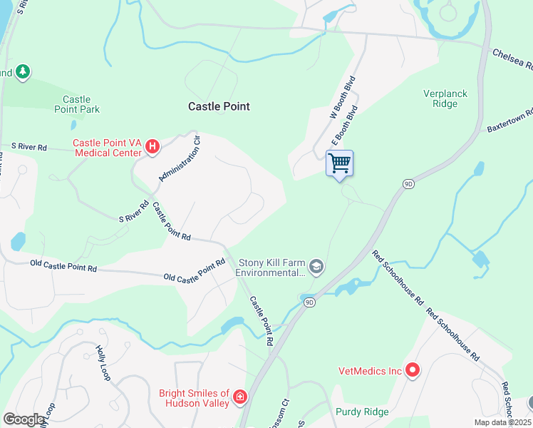 map of restaurants, bars, coffee shops, grocery stores, and more near 26 Ned's Way in Wappingers Falls
