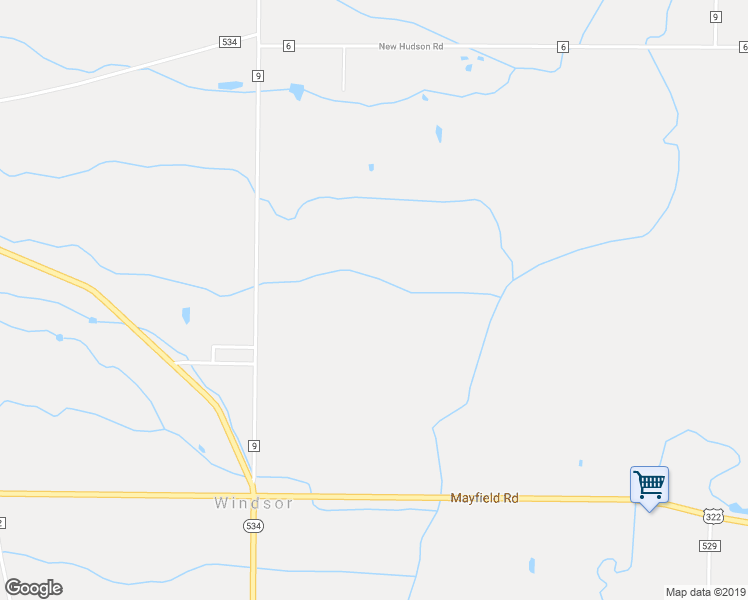 map of restaurants, bars, coffee shops, grocery stores, and more near 7490 Noble Road in Windsor